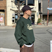 ＢＥＮＣＨ　／　Ｃｏｆｅｅ　ｌｏｇｏ　ｃｒｅｗｎｅｃｋ　（Ｇｒｅｅｎ）