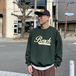 ＢＥＮＣＨ　／　Ｃｏｆｅｅ　ｌｏｇｏ　ｃｒｅｗｎｅｃｋ　（Ｇｒｅｅｎ）