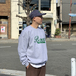 ＢＥＮＣＨ　／　Ｃｏｆｅｅ　ｌｏｇｏ　ｃｒｅｗｎｅｃｋ　（Ｇｒｅｙ）