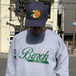 ＢＥＮＣＨ　／　Ｃｏｆｅｅ　ｌｏｇｏ　ｃｒｅｗｎｅｃｋ　（Ｇｒｅｙ）