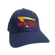 IN-N-OUT BURGER / Logo stretch cap (Navy)
