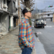 Ｓｔ．　Ｊｏｈｎ’ｓ　Ｂａｙ　／　Ｃｈｅｃｋ　Ｆｌａｎｎｅｌ　Ｓｈｉｒｔ