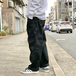 ＵＮＣＯＭＭＯＮ　ＴＨＲＥＡＤＳ　／　Ｇｒｕｎｇｅ　Ｃａｒｇｏ　Ｐａｎｔｓ　（ＢＬＡＣＫ）