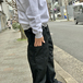 ＵＮＣＯＭＭＯＮ　ＴＨＲＥＡＤＳ　／　Ｇｒｕｎｇｅ　Ｃａｒｇｏ　Ｐａｎｔｓ　（ＢＬＡＣＫ）