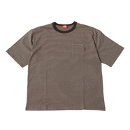 nuttyclothing / Multi Border Pocket T-Shirt (Brown)