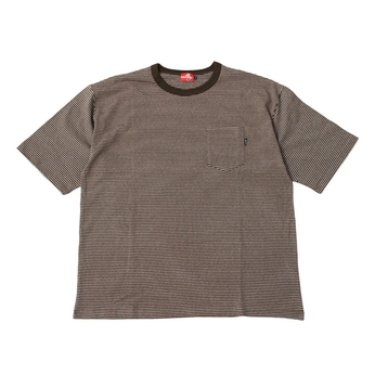 ｎｕｔｔｙｃｌｏｔｈｉｎｇ　／　Ｍｕｌｔｉ　Ｂｏｒｄｅｒ　Ｐｏｃｋｅｔ　Ｔ－Ｓｈｉｒｔ　（Ｂｒｏｗｎ）