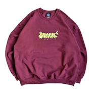 BENCH / Throw up crewneck (Maroon)