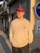 ＢＥＮＣＨ　／　Ｂｅｅ　Ｌｏｇｏ　Ｅｍｂｒｏｉｄｅｒｙ　ＬＳ　Ｔｅｅ　（Ｓａｎｄ）