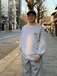 ＢＥＮＣＨ　／　Ｂｅｅ　Ｌｏｇｏ　Ｅｍｂｒｏｉｄｅｒｙ　ＬＳ　Ｔｅｅ　（Ｇｒｅｙ）