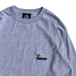 ＢＥＮＣＨ　／　Ｂｅｅ　Ｌｏｇｏ　Ｅｍｂｒｏｉｄｅｒｙ　ＬＳ　Ｔｅｅ　（Ｇｒｅｙ）
