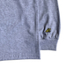 ＢＥＮＣＨ　／　Ｂｅｅ　Ｌｏｇｏ　Ｅｍｂｒｏｉｄｅｒｙ　ＬＳ　Ｔｅｅ　（Ｇｒｅｙ）
