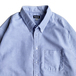 Ｅｄｗａｒｄｓ　Ｇａｒｍｅｎｔ　／　Ｅａｓｙ　Ｃａｒｅ　Ｏｘｆｏｒｄ　ＳＳ　Ｓｈｉｒｔ　（Ｂｌｕｅ　ｓｔｒｉｐｅ）