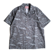 RJC / Cotton Aloha Shirt (Charcoal)
