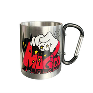 MAGICO X MAX SOLCA / "THE CAT" STAINLESS STEEL MUG