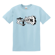 MAGICO X MAX SOLCA / "SPRAY" TEE (BABY BLUE)