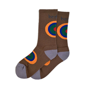 BEDLAM / Circle Socks (Brown)