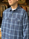 ＰＯＲＴ　ＡＵＴＨＯＲＩＴＹ　／　Ｏｍｂｒｅ　Ｐｌａｌｄ　ＬＳ　Ｓｈｉｒｔ　（Ｎａｖｙ）