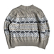 Ｏｌｄ　Ｎａｖｙ　／　Ｐａｔｔｅｒｎ　Ｃｒｅｗｎｅｃｋ　Ｓｗｅａｔｅｒ　（Ｂｅｉｇｅ）